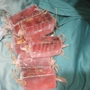 Handmade Pink Soap Bars